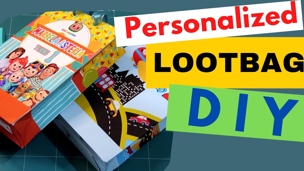 Lotbag Pattern DIY Personalized Lootbag Tutorial - YouTube