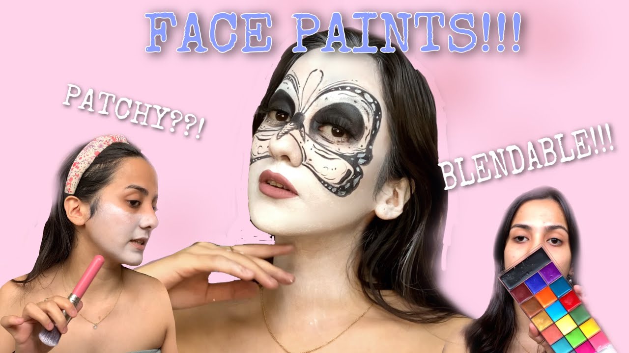 I used face paints for the first time!!🤯 - YouTube