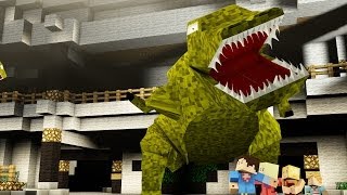 Minecraft Parody - JURASSIC PARK! - (Minecraft Animation) screenshot 4