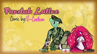 HTF comic by @s.cartoon4331  (Flippy x Flaky) Fandub español [SUB ENG]