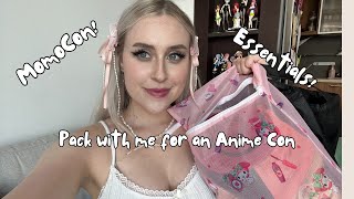 Pack with me for an anime convention!!!