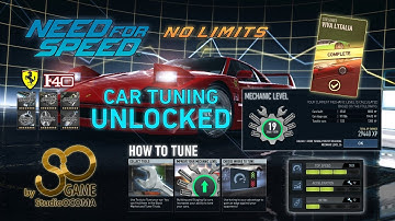 F40 Black Edition Mechanic Level Tuning Unlocked Need for Speed™ No Limits
