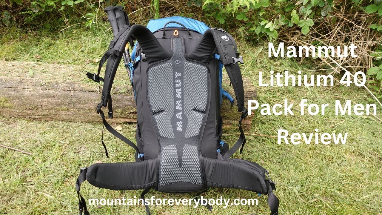 Mammut Lithium 40 Pack for Men Review (High Quality Technical