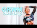 GET READY WITH ME FOR A CHEER COMPETITION: hair + makeup