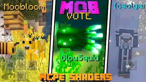 Minecraft Live Mob Vote 2020 Concept Gameplay With Ultra Realistic Shader (MCPE Vert + Zaifa Shader)