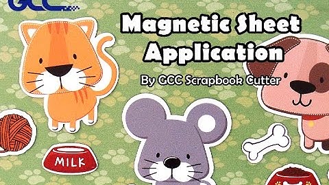 GCC---Magnetic Sheet Application by GCC Scrapbook Cutter