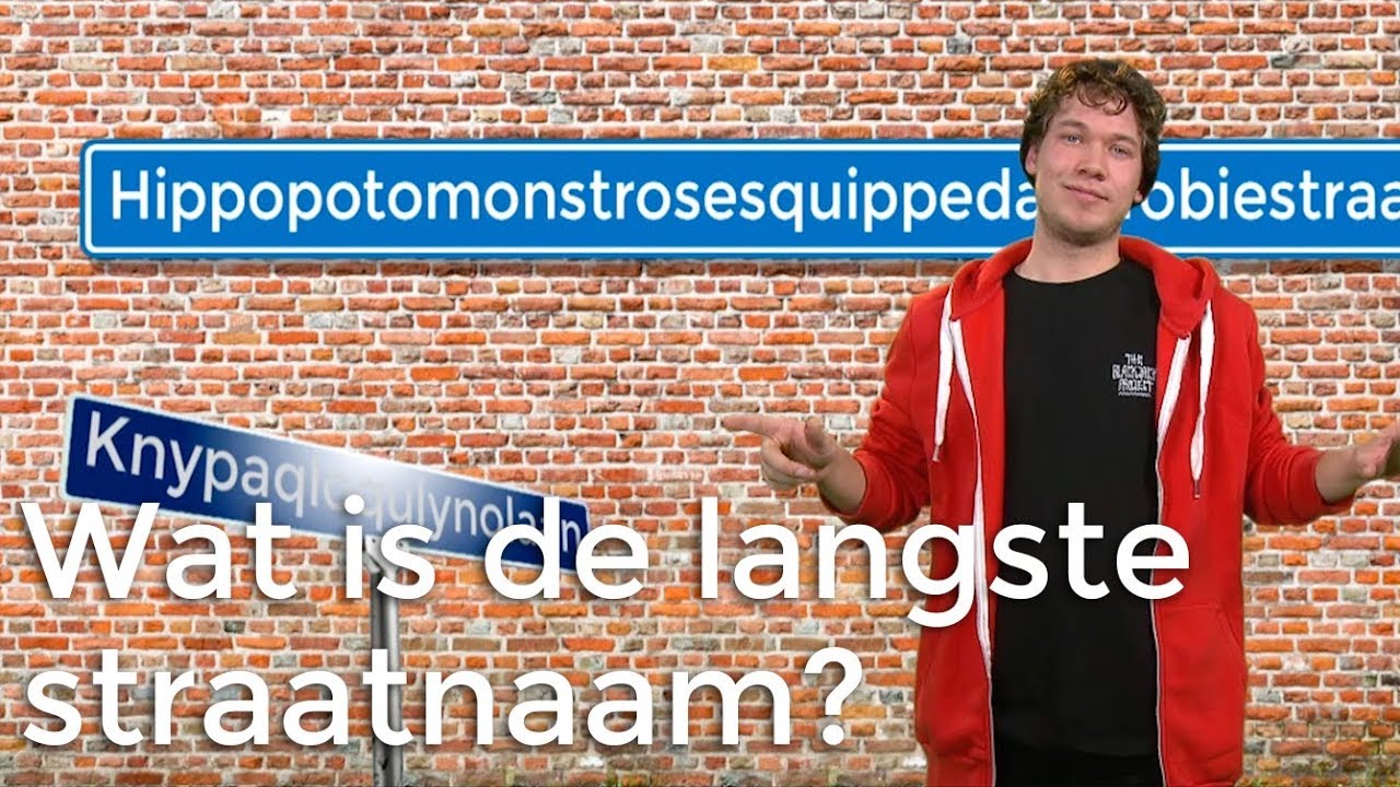 Wat is de langste straatnaam? | Van de straat | Het Klokhuis - YouTube