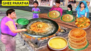 Ghee Paratha Wale Oil Swimming Pool Famous Street Food Hindi Kahaniya Hindi Stories Moral Stories