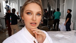 Behind the scenes at a Victoria's Secret photoshoot // VLOG 54