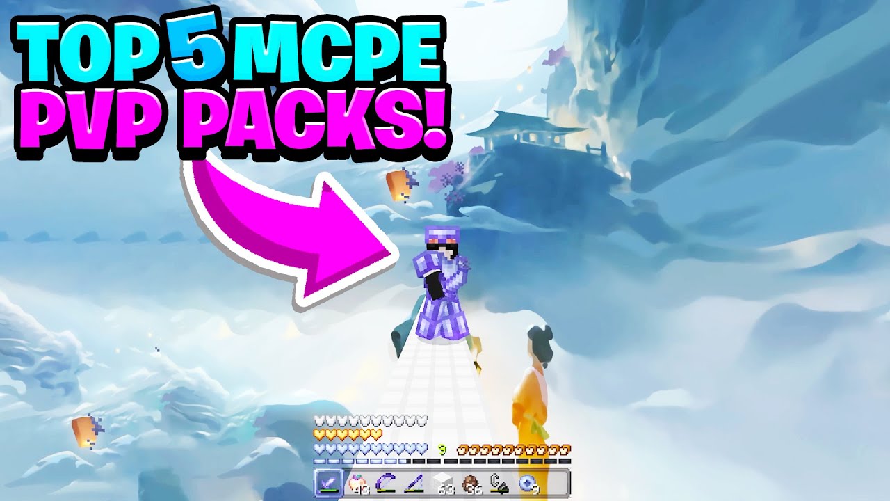 TOP 5 MCPE PVP TEXTURE PACKS (1.19+) | BEST OF 2023! (Minecraft Bedrock ...