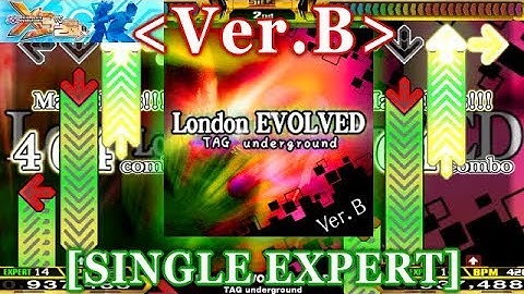 【DDR X3】 London EVOLVED Ver.B [SINGLE EXPERT] 譜面確認＋クラップ
