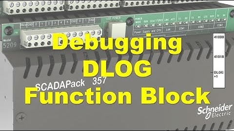 Debugging DLOG Error On SCADAPack Using Telepace Studio
