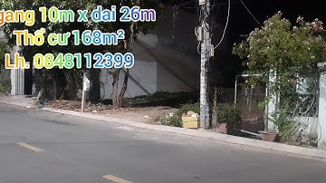 Cần bán đất mặt tiền đường Trần Ngọc Giải p6 Tp Mỹ Tho