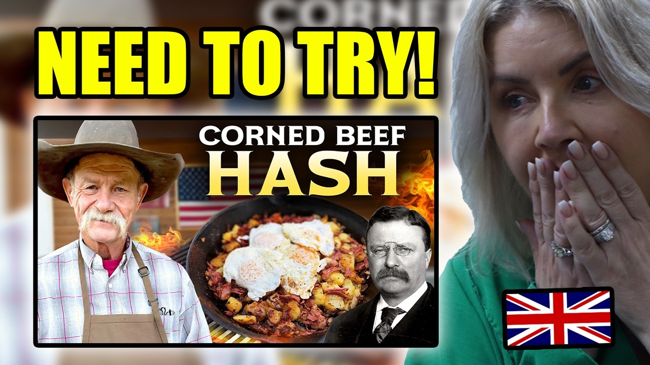 BRITS React to Traditional Corned Beef Hash 