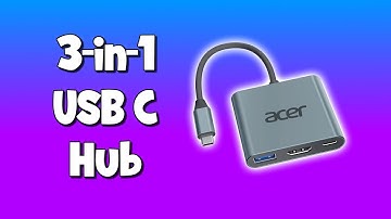 Acer 3-in-1 USB C to HDMI Multiport Adapter for MacBook and Widows Laptops
