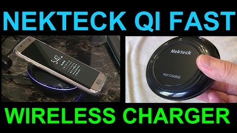 Nekteck Qi Fast Wireless Charger Review and Demo - Galaxy S7 S7 Edge Note 5 S6 Edge Plus