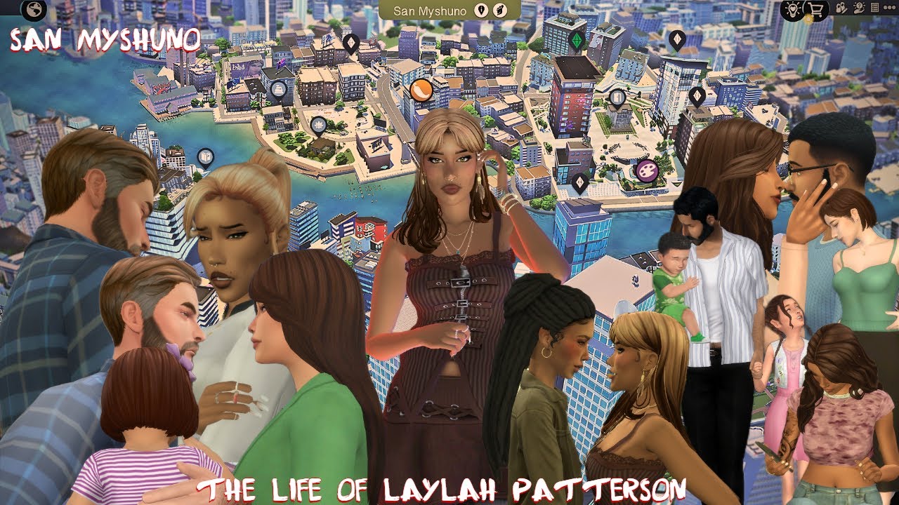 The Life of Laylah Patterson || San Myshuno || Sims 4 🩵w a little ...