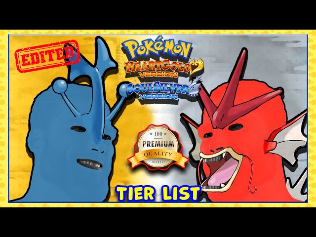 Pokemon HeartGold Version and Pokemon SoulSilver Version Pokemon List Poster