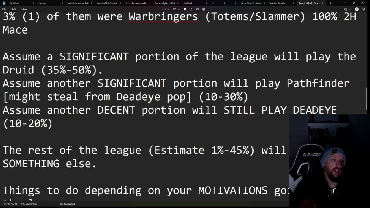 Потенциал мета-игры и планы стартовых лиг для патча 0.4 Друид/Ваал в POE 2
