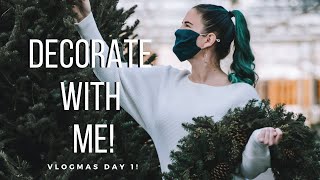 Decorate for Christmas with Me! | Holiday House Tour with Samoyeds Vlogmas Day 1