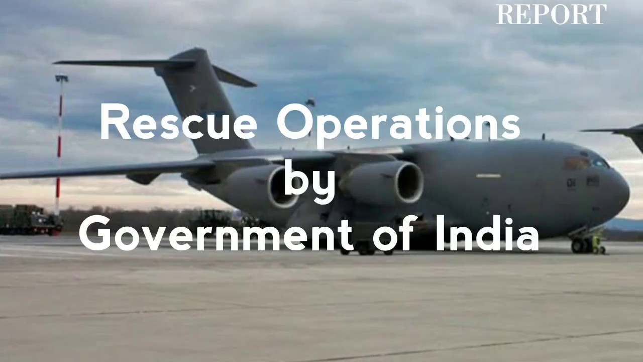 History of Rescue operations by the Government of India.