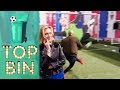 Top Bins | Rachel Riley shows off her football knowledge. Louis Saha and Leon McKenzie shoot