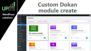 Add custom Dokan module practical solution and demo plugin for WordPress/WooCommerce/Dokan sites