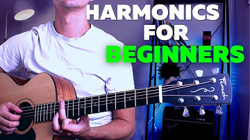 How to Play Harmonics on Acoustic Guitar for Beginners | Harmonics Guitar Lesson