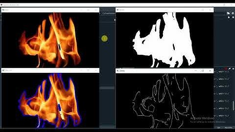 Fire Detection using color masking. OpenCV and Python