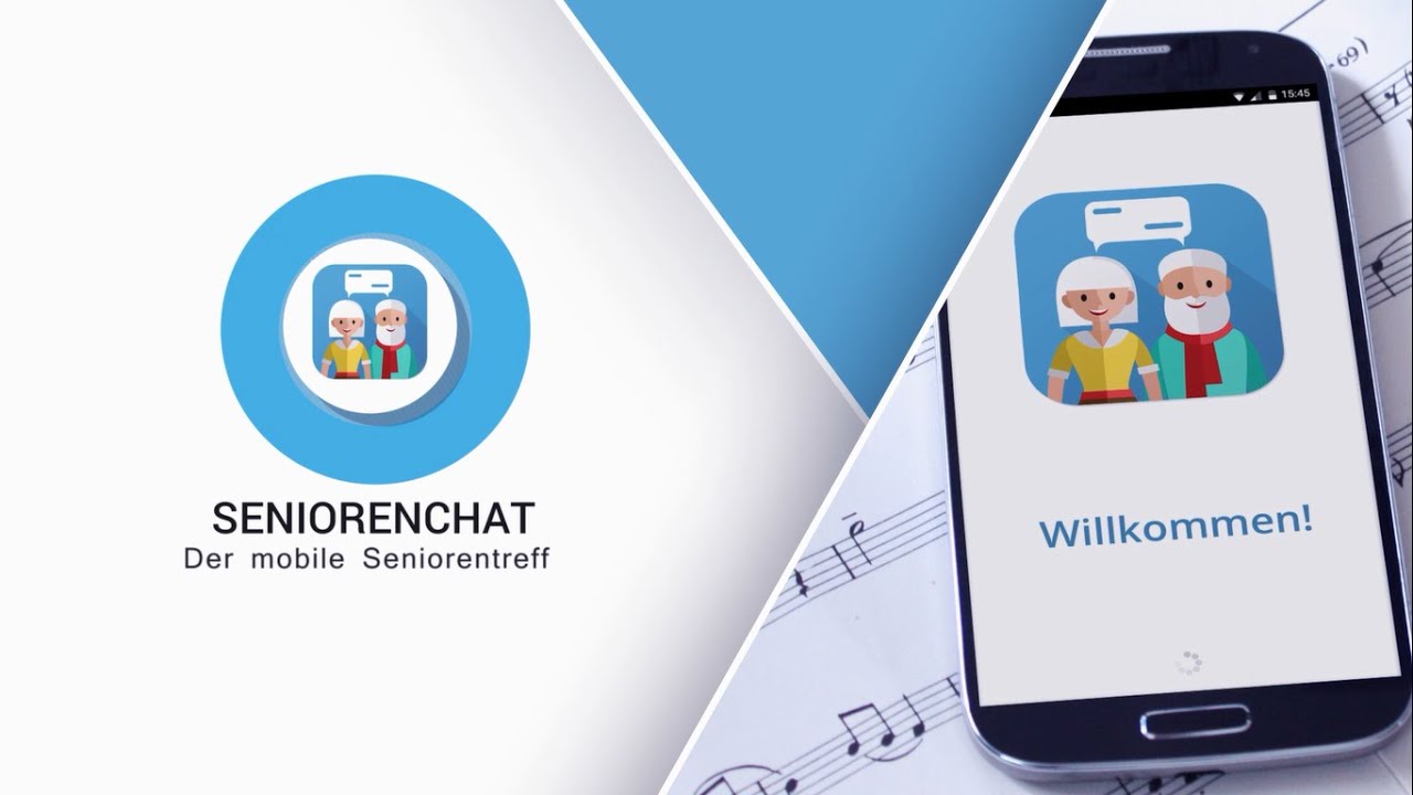 Seniorenchat App Der Treffpunkt für Senioren auf dem Smartphone YouTube