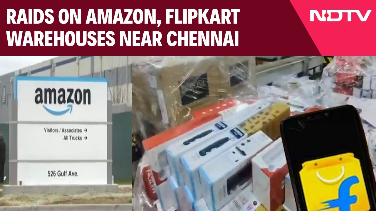 Raid On Amazon | Amazon, Flipkart Warehouses Near Chennai Raided Over ...