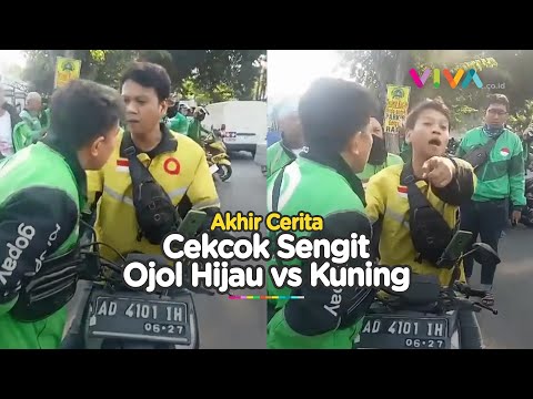 Duel Ojol Hijau Vs Kuning Gegara Daerah Terlarang, Polisi Angkat Bicara