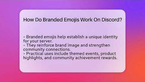 How Do Branded Emojis Work On Discord? - Everyday-Networking