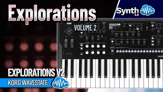 KORG WAVESTATE - mkII - Se ♫ 40 Custom Sounds ► EXPLORATIONS V2 SOUND BANK