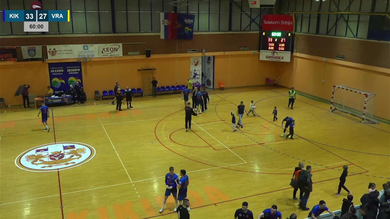 ARKUS liga 17. kolo (M) / Kikinda Grindex - Vranje 1093