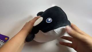 Orca killer whale plush toy
