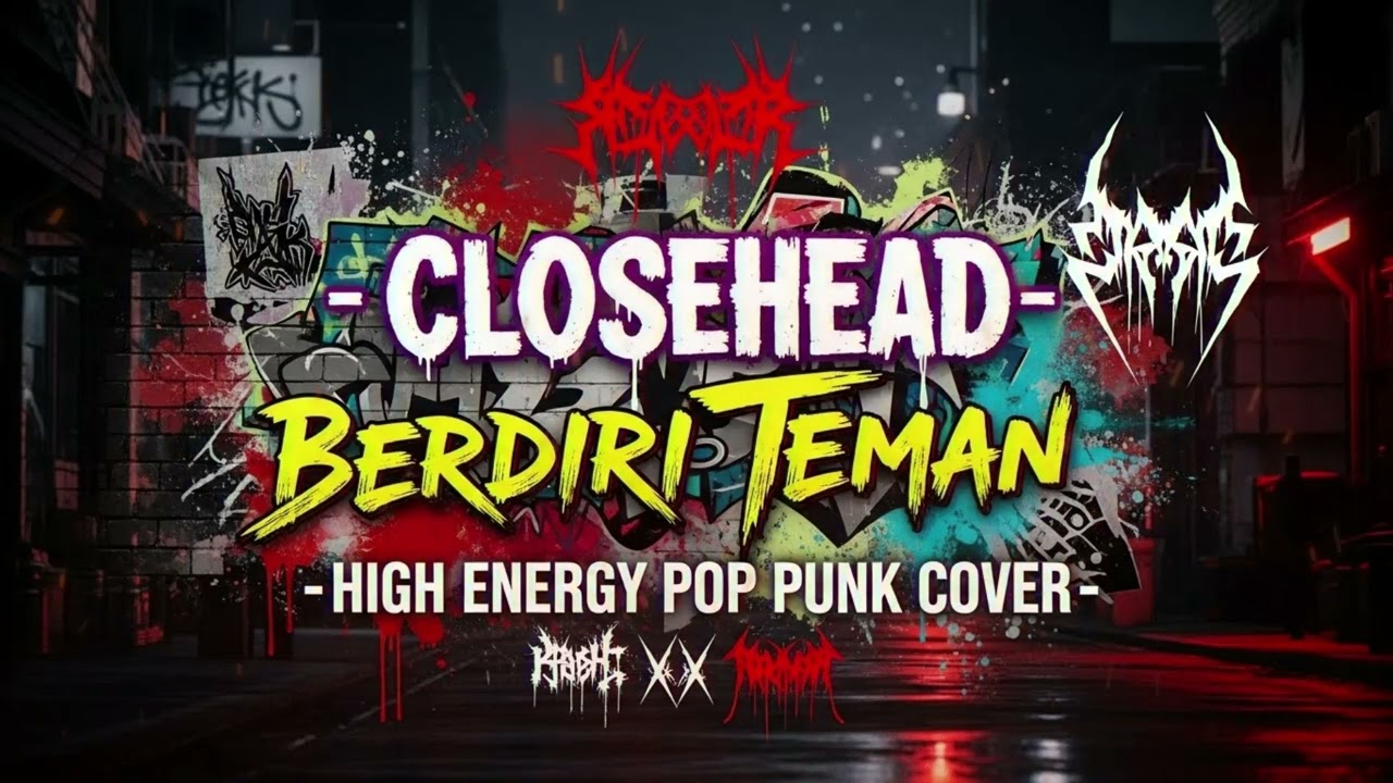 Closehead - Berdiri Teman ( High Energy Pop Punk Cover ) | AI Music