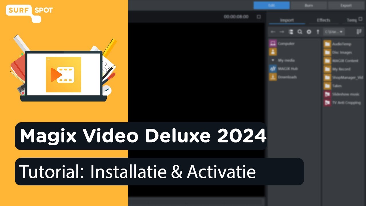 Tutorial: Installatie & Activatie van Magix Video Deluxe 2024 ...