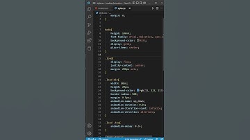 Loading Animation using HTML & CSS