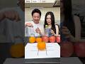 Bottle Flip Tic Tac Toe Challenge🍎🍊#shorts #challenge #game