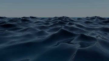 3DS Max Realistic Ocean waves Mental ray