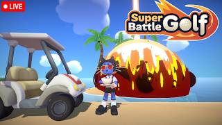 🔴LIVE | BIG LOBBY FUN! | Super Battle Golf!