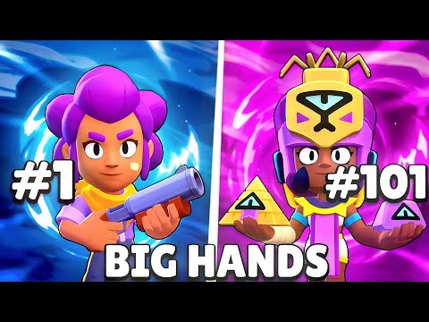 ALL BRAWLERS WITH BIG HANDS | BRAWL STARS NEW UPDATE!!🙌
