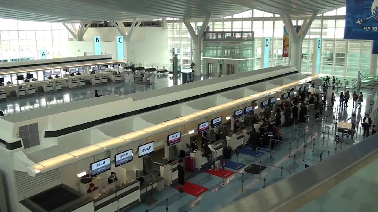10.21開業 羽田空港国際線旅客ターミナルビルの様子 - YouTube