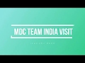 MDC Team India Visit - January 2020
