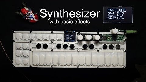 OLED Menu and Simple Synthesizer on Teensy 4.1