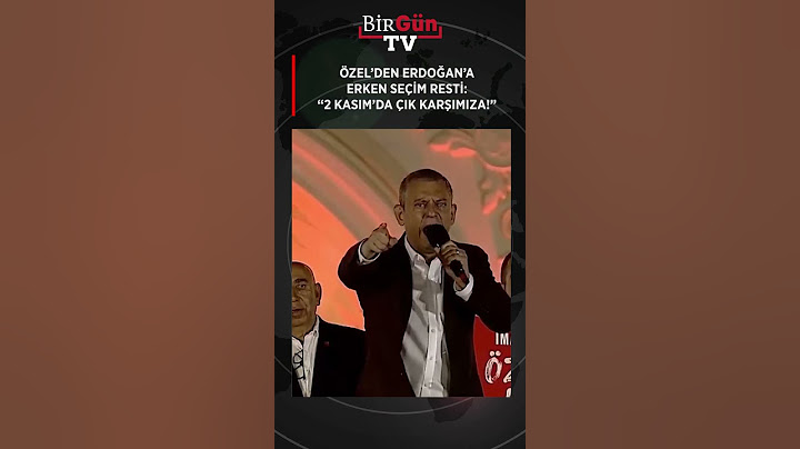 Özgür Özel challenges Erdoğan to early elections: He gave a date for the first time! "Come before...