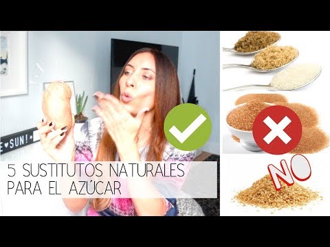 5 SUSTITUTOS PARA EL AZÚCAR  👍🏻 ALTERNATIVAS NATURALES