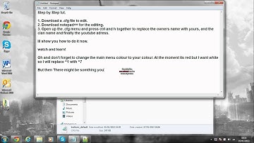 How to edit CFG Menu (PS3 MW2)