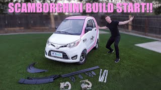 $31,000 CHINESE SUPERCAR Build Part 1 (making a Scam-borghini)